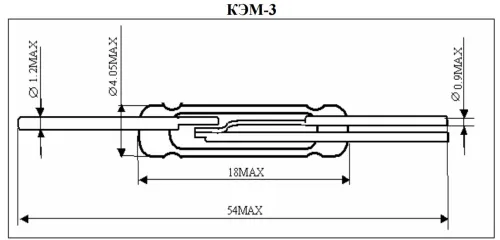 КЭМ-3 гр.Б геркон фото 3